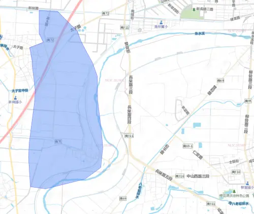 ▲台南市新營區7月20日停水範圍。（圖／自來水公司water.gov.tw）