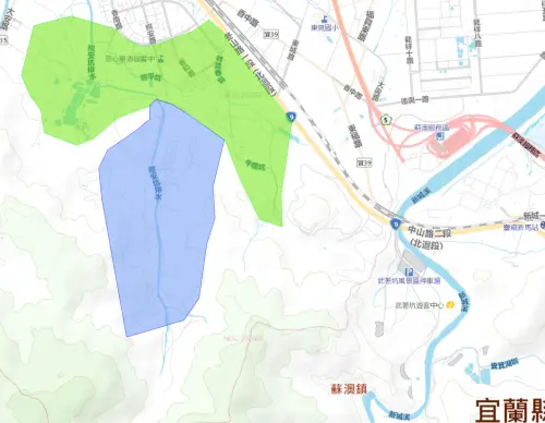 ▲宜蘭縣7月20日停水範圍。（圖／自來水公司water.gov.tw）
