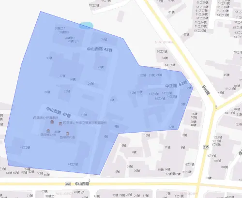 ▲雲林縣四湖鄉7月20日停水範圍。（圖／自來水公司water.gov.tw）