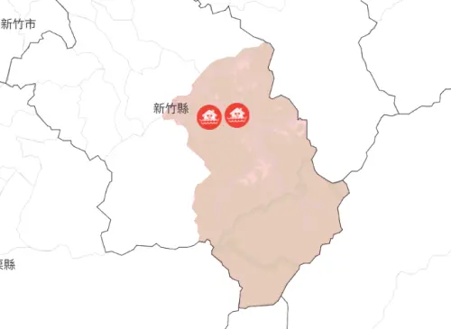 ▲經濟部水利署17點30分發布淹水警戒，影響範圍包含新竹縣尖石鄉。（圖／水利署wra.gov.tw）