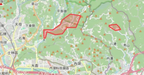 ▲氣象署針對台北市雙溪(雙溪淨水場至聖人瀑布)發布災防告警。（圖／中央氣象署cwa.gov.tw）
