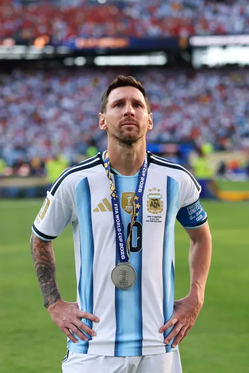 ▲梅西本屆世界盃發揮出色，但決賽被封鎖。（圖／翻攝自Selección Argentin X）
