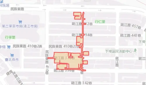 ▲台北市中山區7月21日停水範圍。（圖／自來水公司water.gov.tw）