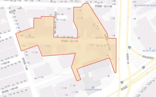 ▲新北市三重區7月21日停水範圍。（圖／自來水公司water.gov.tw）