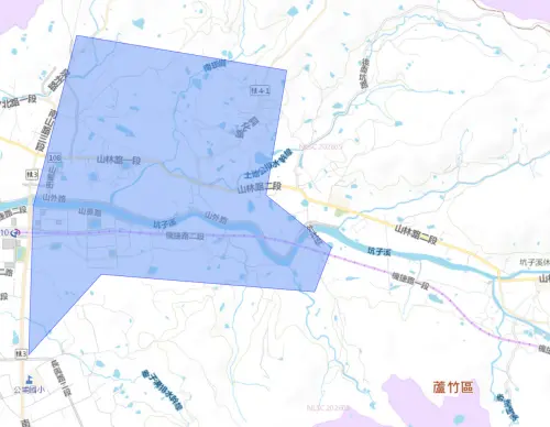 ▲桃園市蘆竹區7月21日停水範圍。（圖／自來水公司water.gov.tw）