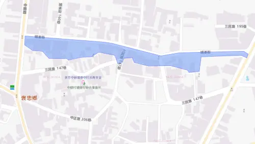 ▲雲林縣褒忠鄉7月21日停水範圍。（圖／自來水公司water.gov.tw）