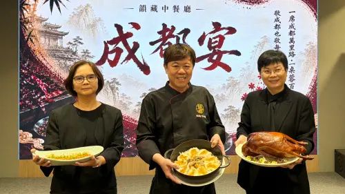 ▲ 《成都宴》每一道料理，都是這次旅程中吸取的料理手法與精神，透過台灣食材、季節風味與韻藏多年累積的料理技法，重新詮釋。（圖／記者陳美嘉攝，2026.07.20）