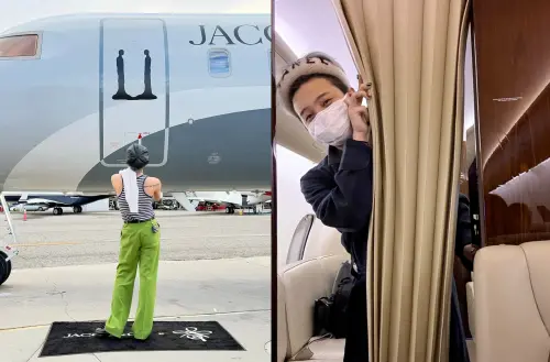 ▲GD每次出國，都是搭乘私人專機。（圖／IG@8lo8lo8lowme）