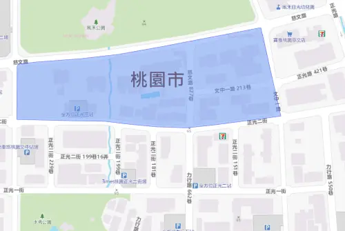 ▲桃園市桃園區7月22日停水範圍。（圖／自來水公司water.gov.tw）