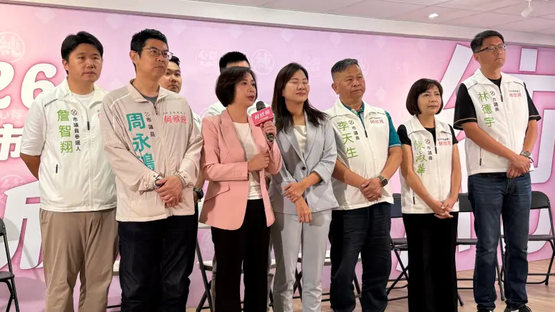    ▲綠營強調致癌油事件應回歸專業、跨域合作，攜手守護民眾食品安全。（圖／記者顏幸如攝，2026.07.22）  