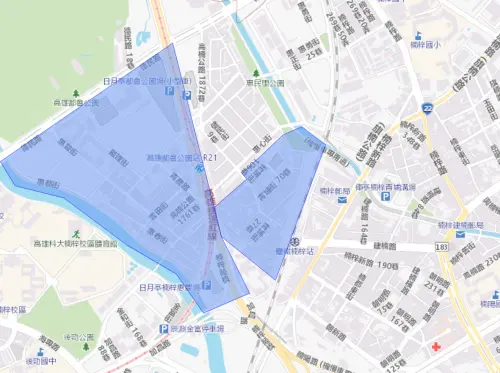 ▲高雄市7月23日停水範圍。（圖／自來水公司water.gov.tw）