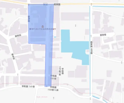 ▲彰化縣鹿港鎮7月23日停水範圍。（圖／自來水公司water.gov.tw）