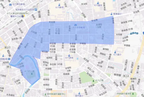 ▲雲林縣7月23日停水範圍。（圖／自來水公司water.gov.tw）