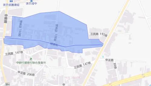▲雲林縣褒忠鄉7月23日停水範圍。（圖／自來水公司water.gov.tw）
