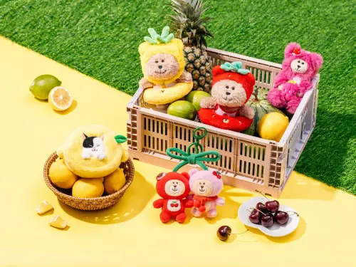 ▲Bearista水果熊寶寶周邊商品。（圖／星巴克starbucks.com.tw）