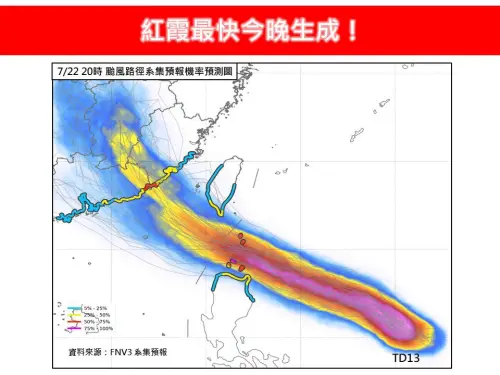 在台灣家門口生成！紅霞颱風「風雨也閃不掉」　這2天影響最劇烈