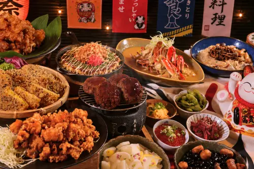 ▲「栢麗廳」再度推出「夏祭屋台」活動，且只要下載「晶華會」APP成為會員，可享平日兩人用餐折500元。（圖／台北晶華提供）
