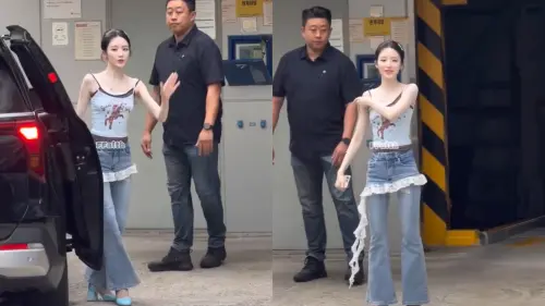 ▲舒華近貌被質疑太過纖瘦，目測體重只剩39公斤。（圖／翻攝自微博）