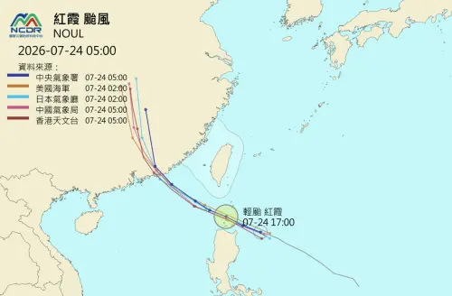 今晚至明天最接近台灣！紅霞颱風加快擦過　風雨最猛2地區曝光