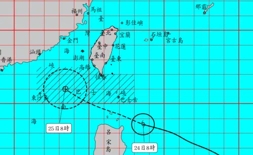 越晚雨越大！氣象署：紅霞颱風「增強長胖」　今明豪雨轟炸2地區