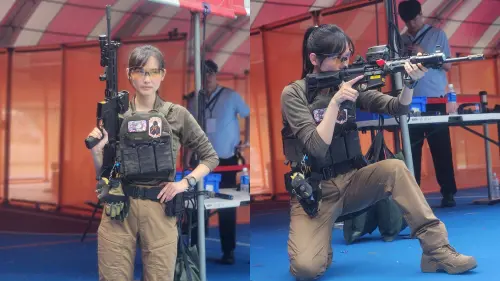 國軍首辦空氣軟槍競賽！盼提升尚武精神　女性生存玩家也參戰