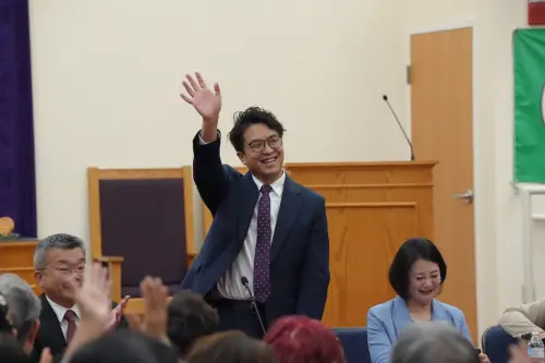 出席華府長老教會演講　沈伯洋倡城市外交強化國家韌性