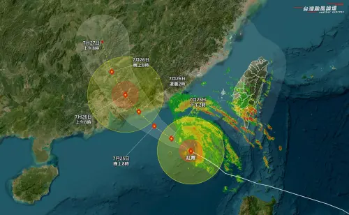 紅霞離台長胖又變強！颱風最新動態、路徑、強度：恐巔峰登陸廣東
