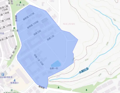 ▲桃園市龜山區7月27日停水範圍。（圖／自來水公司water.gov.tw）
