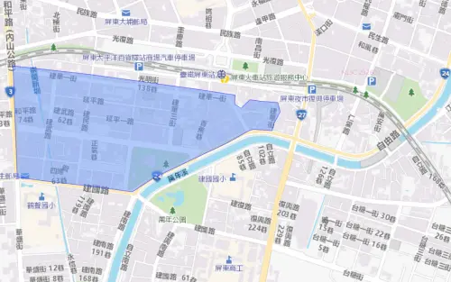▲屏東縣7月27日停水範圍。（圖／自來水公司water.gov.tw）