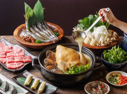 ▲全台第一家「鮑福記」鮑魚雞湯火鍋開幕。（圖／鮑福記提供）