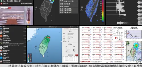 國家級警報大響！地震直播500人瞬間飆破5萬　眾全嚇醒：以為末日
