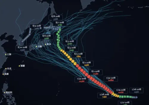挑戰強颱等級！白海豚估今晚生成「路徑大轉彎」　台灣雨再下5天