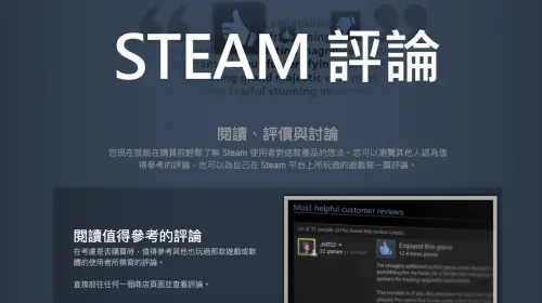 ▲對 Steam 玩家來說，評論是決定要不要購買遊戲前，極度依賴的標準。（圖／翻攝自Steam）