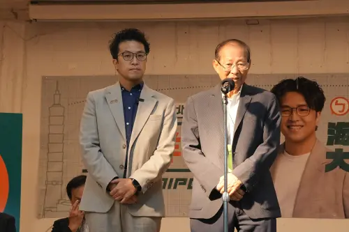 ▲沈伯洋美東海外後援會成立大會，由總統府資政、超微半導體執行長蘇姿丰之父蘇春槐擔任海外後援會主席團榮譽總召集人。（圖／沈伯洋競辦提供）