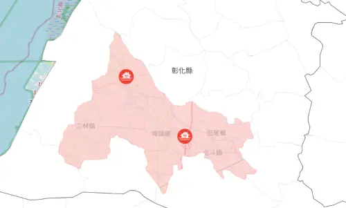 ▲經濟部水利署15點發布淹水警戒，彰化縣埤頭鄉 、 北斗鎮、 田尾鄉 、 二林鎮。（圖／水利署wra.gov.tw）