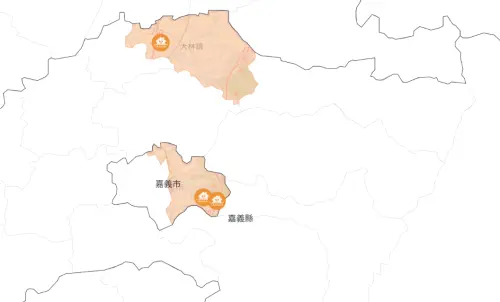 ▲經濟部水利署15點發布淹水警戒，嘉義縣市影響範圍。（圖／水利署wra.gov.tw）