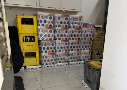 ▲全家跟HAHABABY的福袋收納箱不少人都撲空沒買到，記者實際跑三間也沒有買到，但有網友住家附近門市則還有大量進貨。（圖/Threads）