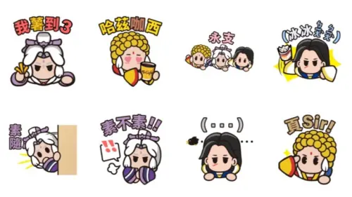 ▲LINE免費貼圖「《麥當勞霹靂甜心傳》限定貼圖第二彈」。（圖／取自LINE）