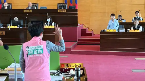 議場大亂鬥！綠女議員控遭襲胸肘擊　盧秀燕反嗆：我也被妳暴力