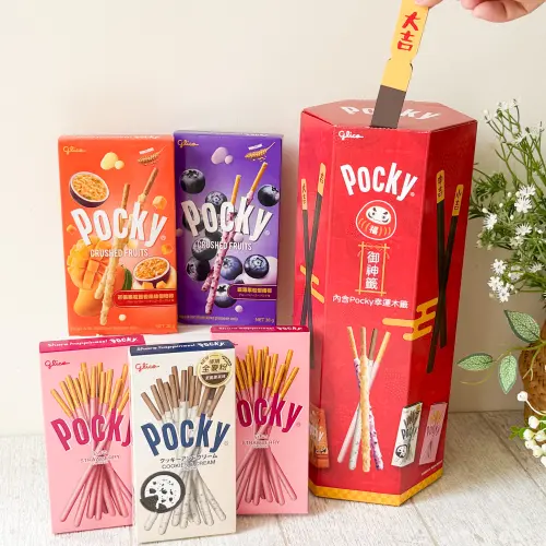 ▲Pocky百奇御神好籤筒，超商獨家販售，特價189元。（圖／7-11提供）