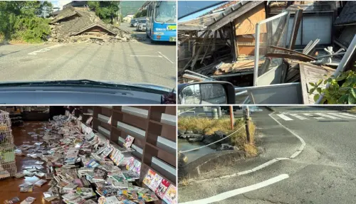 熊本7.1強震！八代市傳建築倒、水管爆　網友驚：已無自來水可用