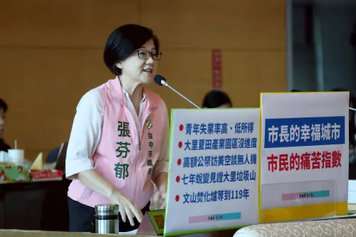 盧秀燕暢談「幸福城市」　議員批幸福變痛苦