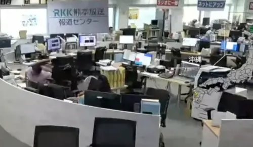 熊本7.1強震「日本人反應太神」！辦公室晃爆畫面曝　台灣人全跪