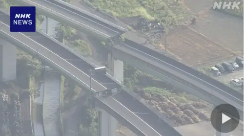 日本熊本7.1強震震垮高速公路？高架路面「錯位變形」現高低落差