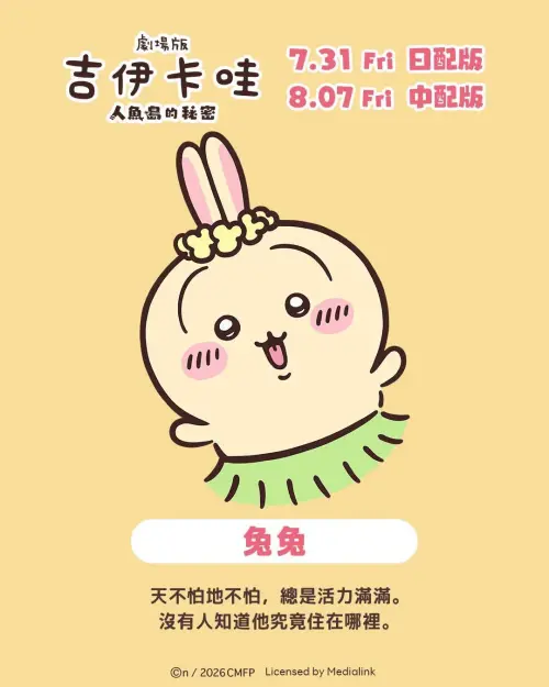 ▲兔兔總是活力滿滿、行動力十足，獨特的說話方式也是角色魅力之一。（圖／翻攝自羚邦臉書）