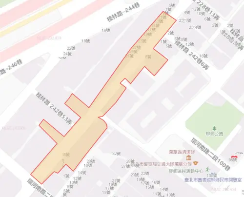 ▲台北市萬華區7月30日停水範圍。（圖／自來水公司water.gov.tw）
