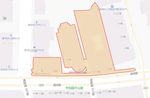 ▲新北市中和區7月30日停水範圍。（圖／自來水公司water.gov.tw）