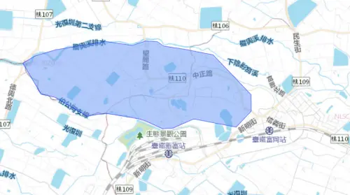 ▲桃園市楊梅、新屋區7月30日停水範圍。（圖／自來水公司water.gov.tw）