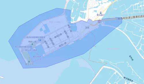 ▲嘉義縣東石鄉7月30日停水範圍。（圖／自來水公司water.gov.tw）