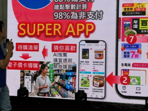 ▲未來AI功能將持續升級，規劃結合門市電子價卡等數位設備，當消費者進入門市後，APP可望透過AI生成導購地圖。（圖／記者鍾怡婷攝）